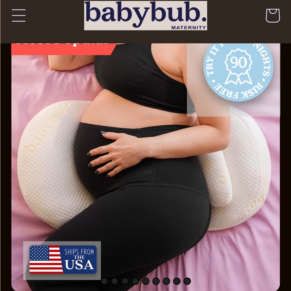 BabyBub Maternity Pillow - Cream